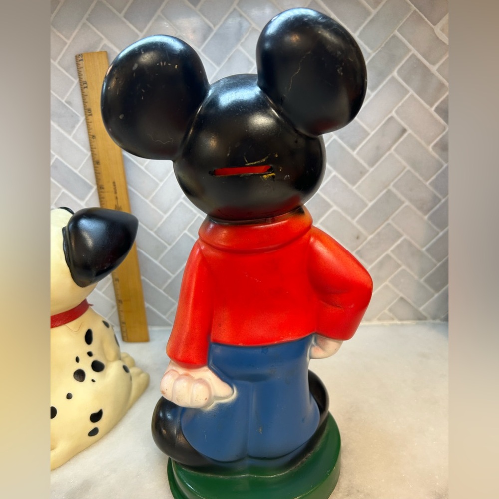 Vintage Mickey, Minnie Mouse‎, and Dalmation Coin Piggy Banks Walt Disney - Picture 4 of 12
